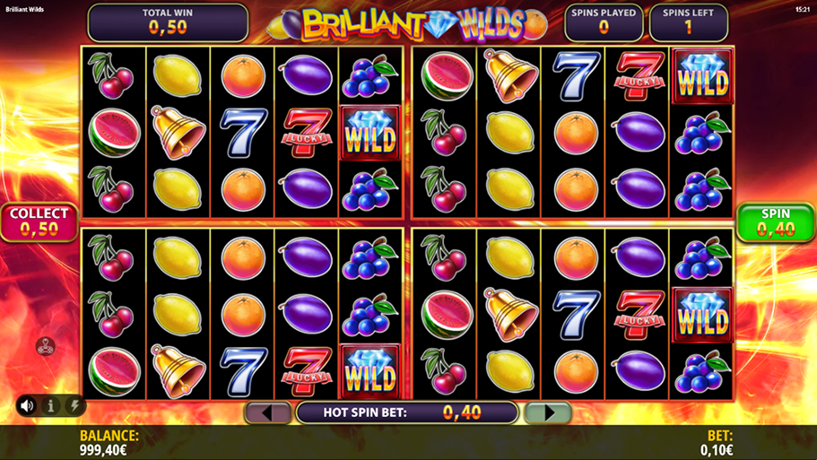Wild Σύμβολο Brilliant Wilds Slot Brilliant Wilds Wild