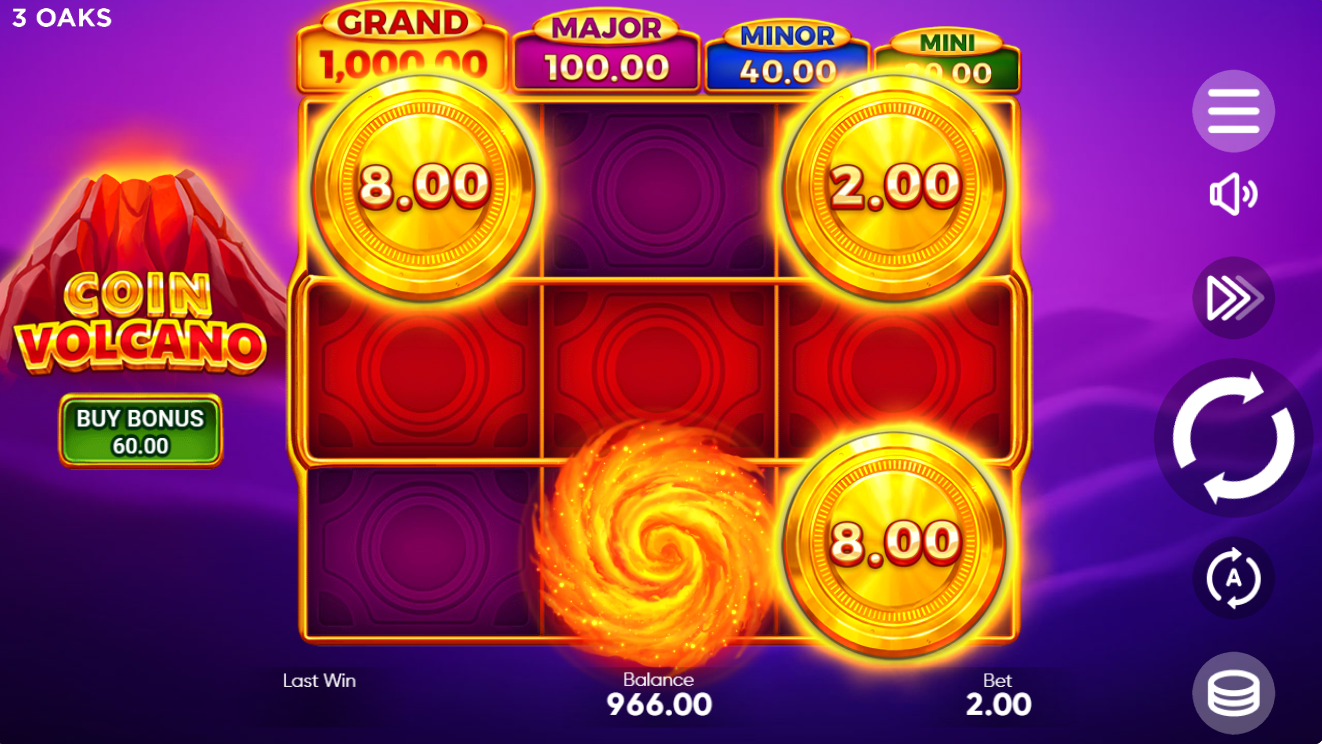 Παιχνίδι Coin Volcano Coin Volcano Game