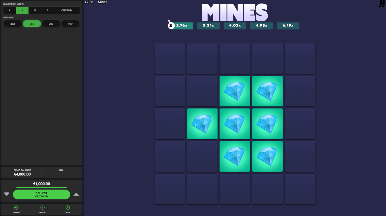 επίδειξης Mines Mines Demo